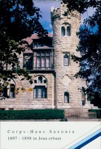 Studentika Ak Jena, Corps Saxonia, Corpshaus 1897-1898 erbaut