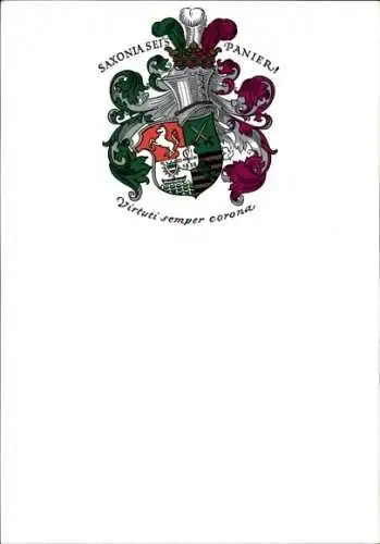 Studentika Ak Kiel, Corps Saxonia, Wappen, Hindenburgufer 71