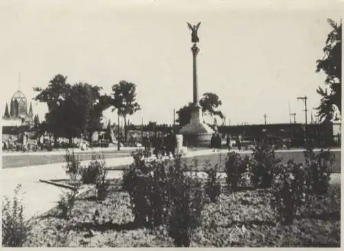 Original Foto Berlin Kreuzberg, Mehringplatz, um 1945/46, ca. 13 x 17 cm