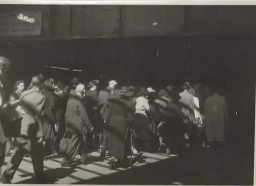Original Foto Berlin Kreuzberg, U-Bahnhof Gleisdreieck, um 1945/46, ca. 13 x 17 cm