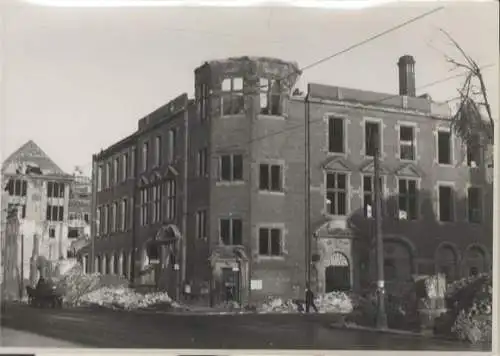 Original Foto Berlin Kreuzberg, Lindenstraße, Postamt, um 1945/46, ca. 13 x 17 cm