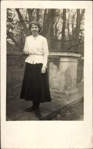 Foto Ak Skierniewice Polen, Frau-Porträt