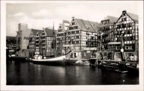 Foto Ak Gdańsk Danzig, Speicherinsel