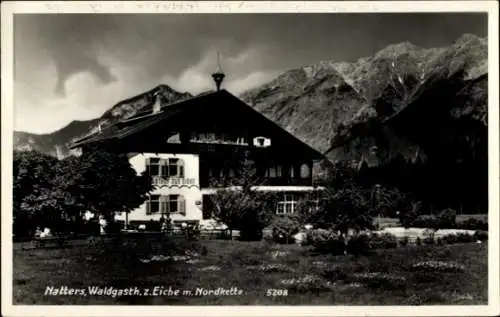 Ak Natters in Tirol, Waldgasthof zur Eiche, Nordkette