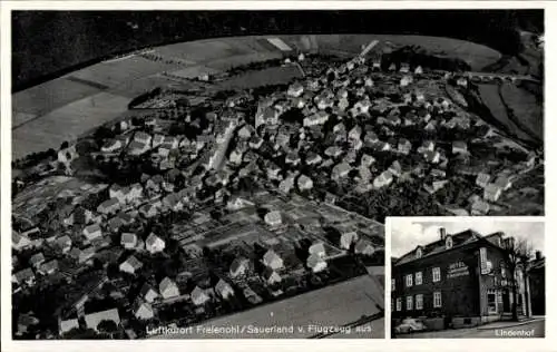 Ak Freienohl Meschede im Sauerland, Fliegeraufnahme, Lindenhof