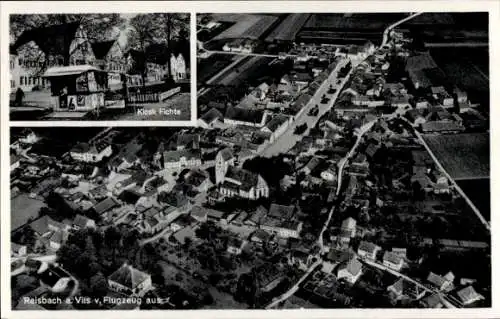 Ak Reisbach in Niederbayern, Fliegeraufnahme, Kiosk Fichte