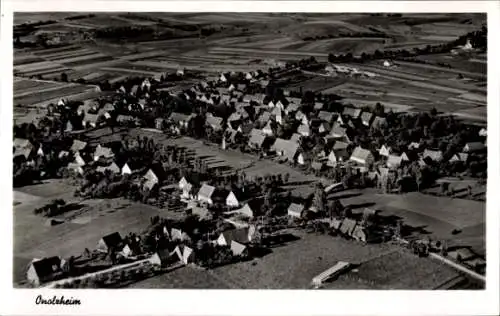 Ak Onolzheim Crailsheim in Württemberg, Fliegeraufnahme