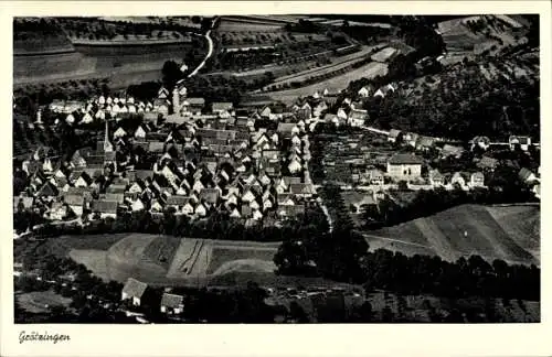 Ak Grötzingen Baden Württemberg, Fliegeraufnahme