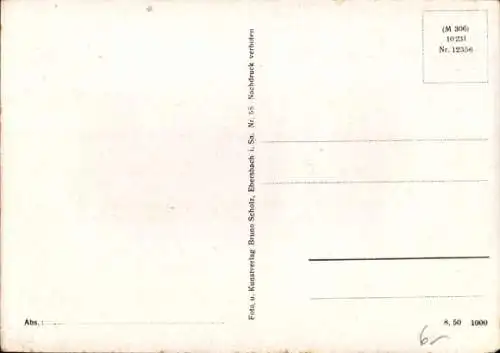 Ak Radeberg in Sachsen, Gesamtansicht, Realschule