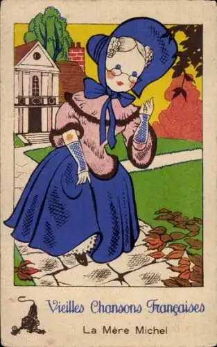 Lied CPA Vieilles Chansons Francaises, La Mere Michel