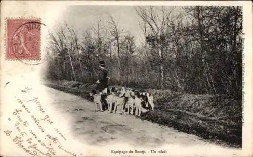 CPA Equipage du Soury, Un relais