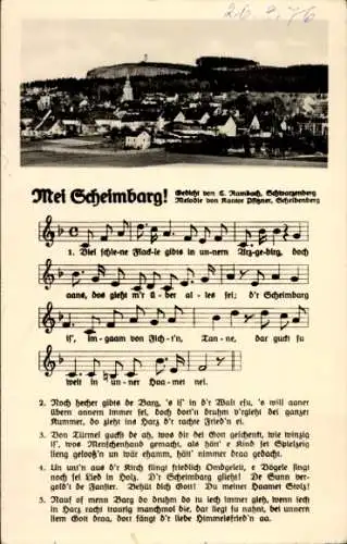 Lied Ak Mei Scheimbarg, Ortsansicht