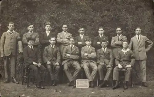 Foto AK Klassenfoto 1908