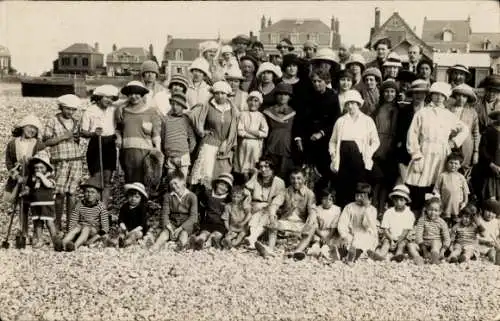 Foto Ak Cayeux sur Mer Somme, Gruppenfoto