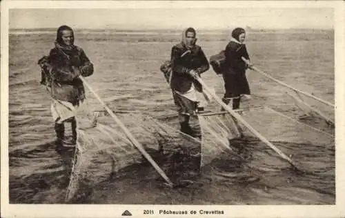 Ak Frankreich, Pêcheuses de Crevettes