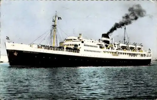 Ak Dampfer President de Cazalet, Compagnie de Navigation Mixte