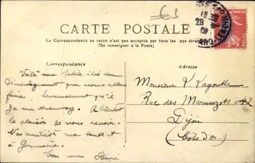 Ak Rikscha-Fahrer, Umzug, Gepäck