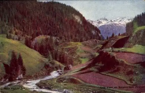 CPA Kanton Graubünden, Chemin de fer rhetique