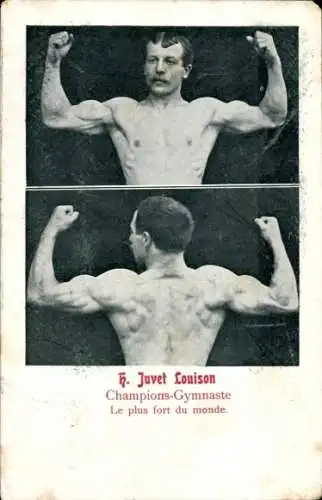 Ak Dresden Blasewitz, F. Juvet Louison Champions-Gymnaste, Le plus fort du monde.