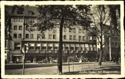 Ak Zwickau in Sachsen, HO-Ringgaststätte