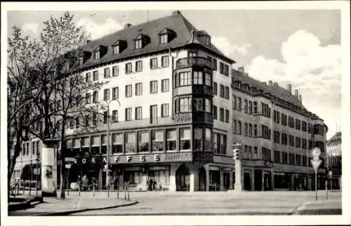 Ak Zwickau in Sachsen, Ringhaus, Ecke Dr. Friedrichs-Ring und Äußere Plauensche Straße