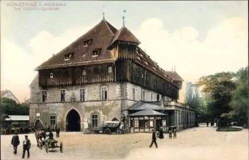 Ak Konstanz am Bodensee, Das Conciliumsgebäude, Bodensee, historische Architektur, landwirtsch...