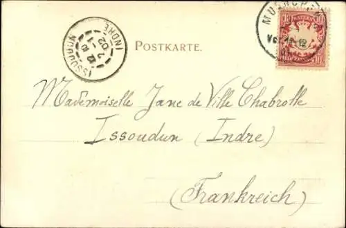 Ak München, Bavaria, Ruhmeshalle