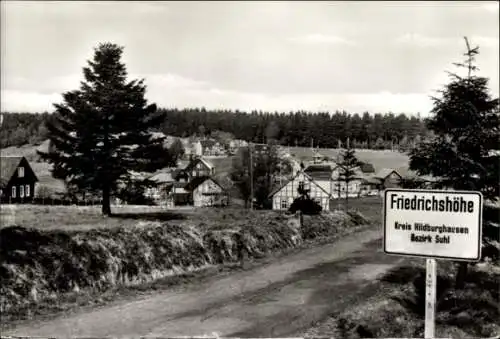 Ak Friedrichshöhe bei Hildburghausen in Thüringen, Bezirk Suhl, Teilansicht