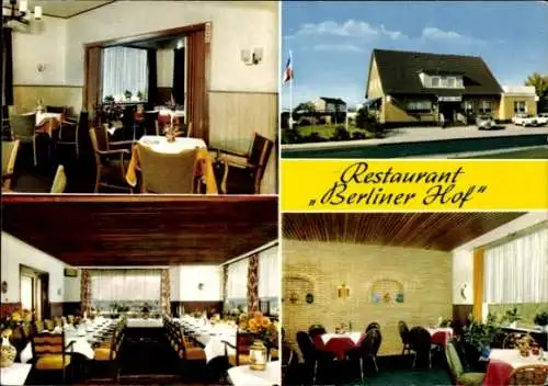 Ak Heide in Holstein, Restaurant Berliner Hof, Innenansichten