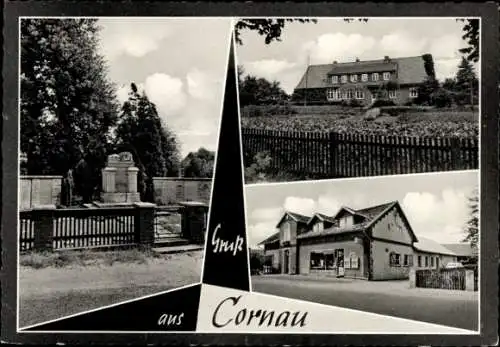 Ak Cornau Drebber Niedersachsen, Teilansichten, Geschäft