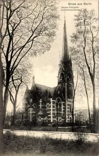 Ak Berlin Tiergarten, Kaiser Friedrich Gedächtniskirche