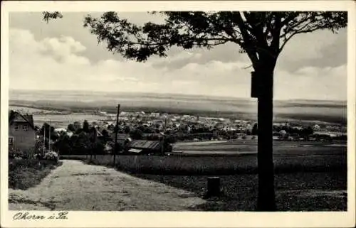 Ak Ohorn in Sachsen, Ortsansicht