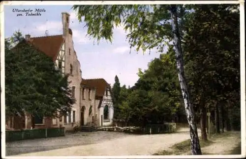 Ak Ullersdorf Radeberg im Kreis Bautzen Sachsen, Ullersdorfer Mühle, Todmühle
