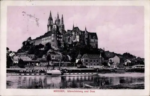 Ak Meißen an der Elbe, Albrechtsburg, Dom