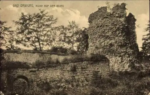 Ak Bad Driburg in Westfalen, Ruine Iburg