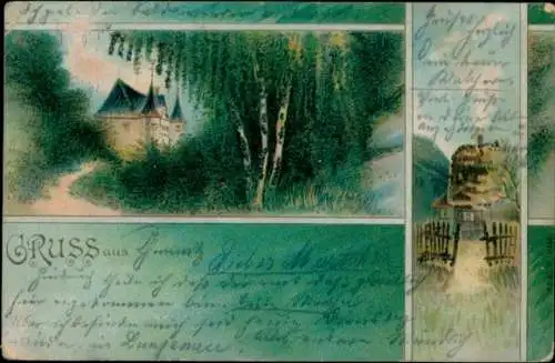 Ak Chemnitz in Sachsen, Villa