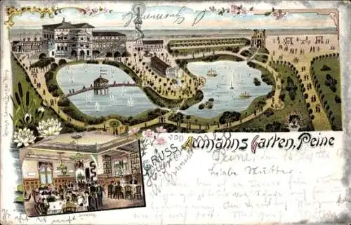 Litho Peine in Niedersachsen, Aumanns Garten, Gastwirtschaft