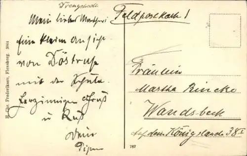 Ak Døstrup Dänemark, Schule