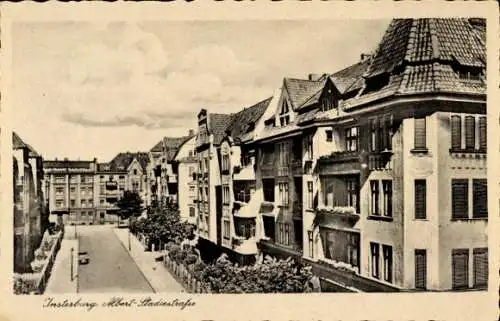 Ak Tschernjachowsk Insterburg Ostpreußen, Albert Stadiestraße
