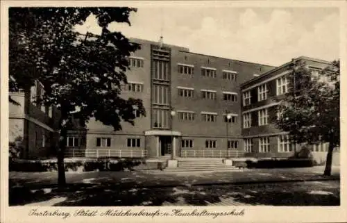 Ak Tschernjachowsk Insterburg Ostpreußen, Städtisches Mädchenberufs und Haushaltsschule