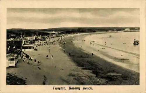 Ak Qingdao Paikokucho Tsingtao China, Badestrand