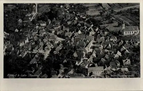 Ak Altdorf (bei Lahr) Ettenheim in Baden, Luftaufnahme