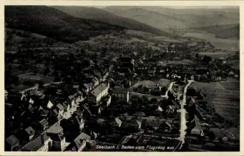 Ak Seebach in Baden Schwarzwald, Fliegeraufnahme