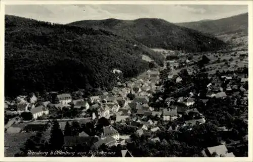 Ak Diersburg Hohberg im Schwarzwald Baden, Fliegeraufnahme
