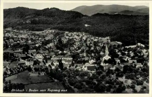 Ak Olsbach Ohlsbach bei Offenburg, Fliegeraufnahme