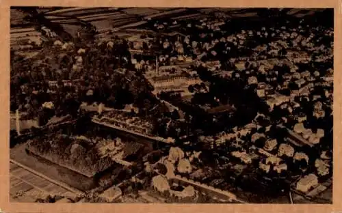 Ak Bad Pyrmont in Niedersachsen, Fliegeraufnahme