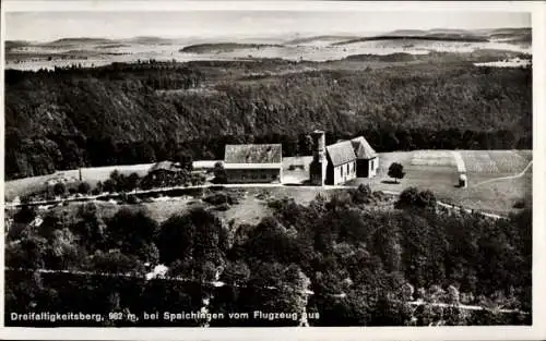 Ak Spaichingen in Württemberg, Dreifaltigkeitsberg, Fliegeraufnahme
