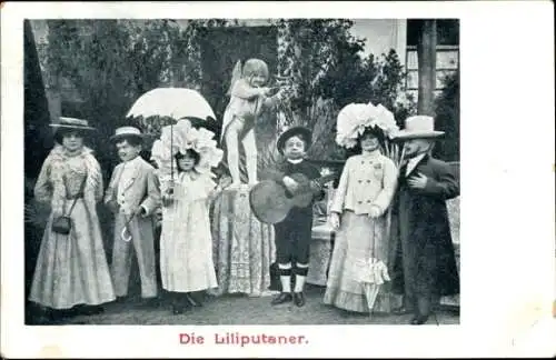 Ak Liliputaner, Gruppenbild