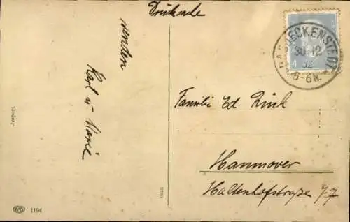 Ak Glückwunsch Neujahr, Kleeblatt, Schwein, Schornsteinfeger