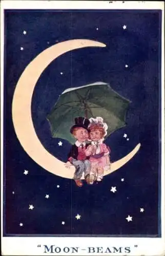 Ak Moon Beams, Mondsichel, Kinder